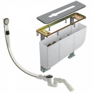 Монтажный блок для скрытого монтажа смесителя на подиум ванны  Kludi